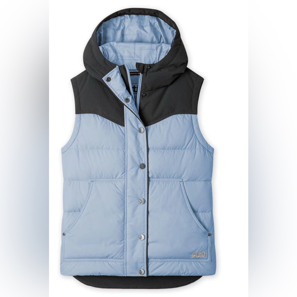 Stio woodson down vest.